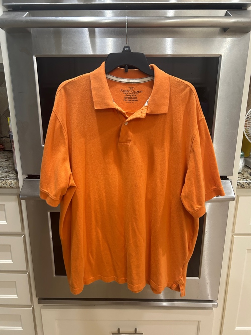 Faded Glory Men's Bright Orange Polo